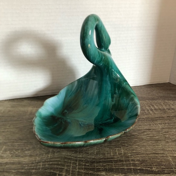 Vtg Blue Mountain Pottery Swan Dish - Picture 3 of 15
